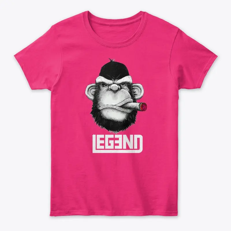 Legend Monkey Design T-Shirt