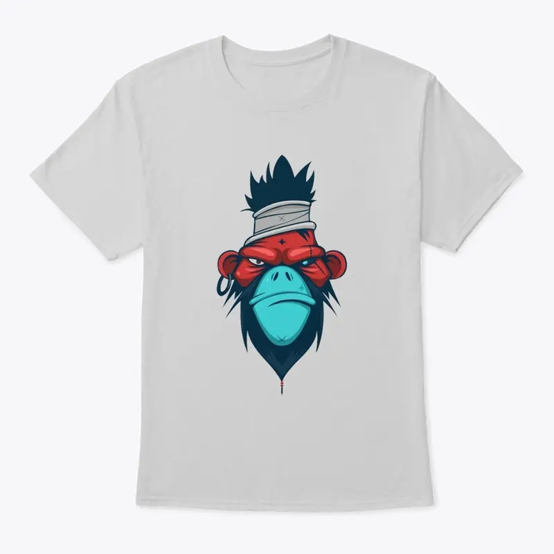 Angry Monkey design t-shirt 