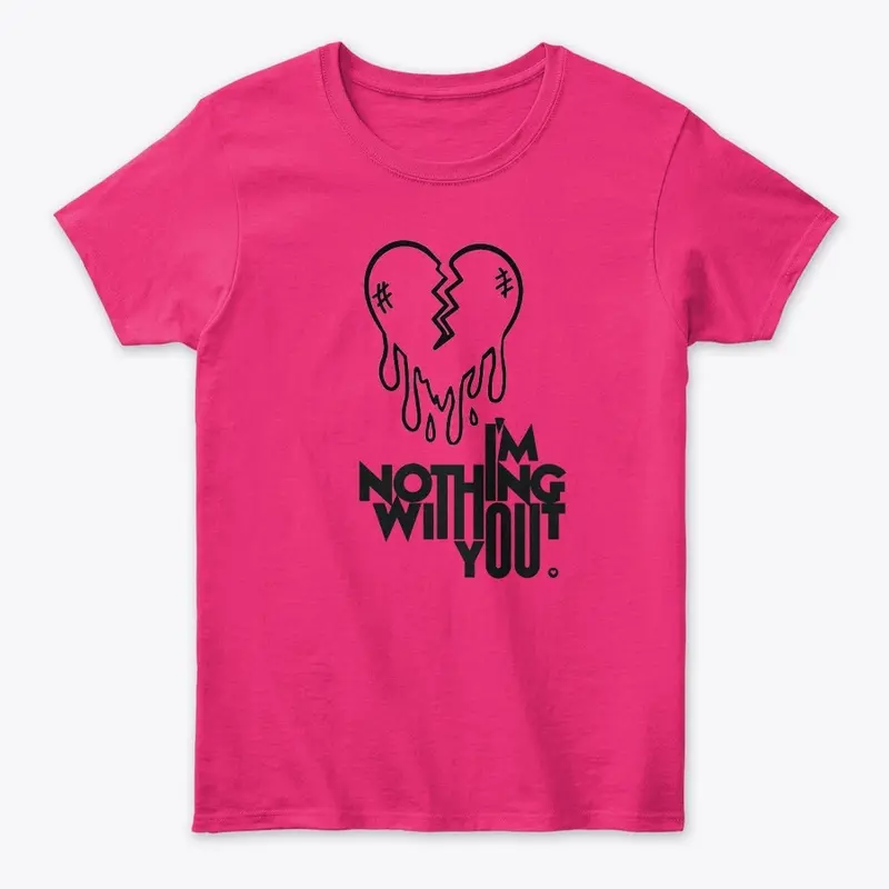 Broken Heart design t-shirt 